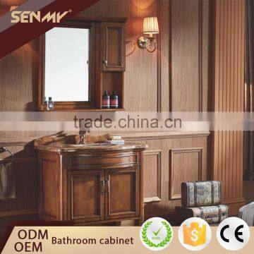 China Product Antique Wash Basin Corner Bathroom Mirror Cabinet