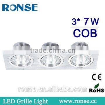 Ronse 3 years warranty ceiling suspended led grille light(RS-2101-3(C))