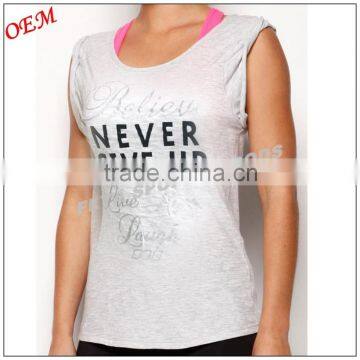 Ladies GYM Yoga Singlet Multi Tank Top Tee photo-2