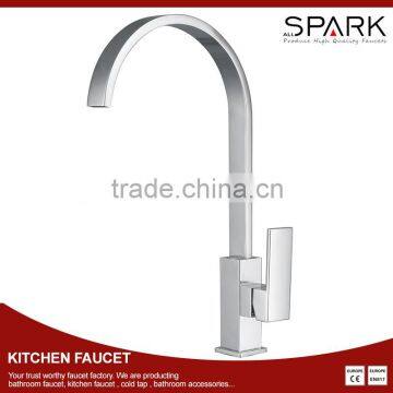 Modern commercial kitchen brass single handle kitchn sink faucet SJ-201
