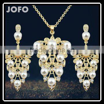 Wholesale Gold Popular Best Price Tree Pearl Jewelry Sets Pearl Jewelry Sets