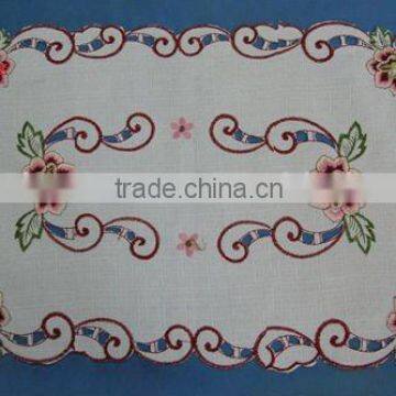 100%polyester embroidery doily houseware household textile