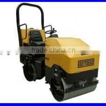 mini vibratory roller,ride-on double drum roller,road roller,Japan engine and bearing 20HP,Max.working weight 1480kgs,CE prove