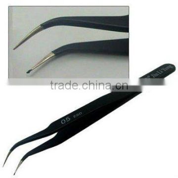 Curved Tip Anti-static Tweezer Tool