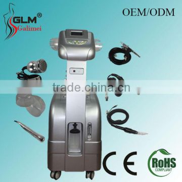 Vertical multifunction 6 in 1 vacuum photon BIO lymph drainage oxygen facial mask beauty equipment