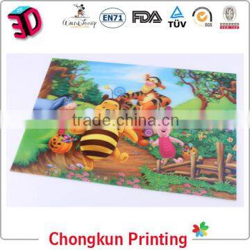 OEM High definition 3D lenticular PP / PET picture