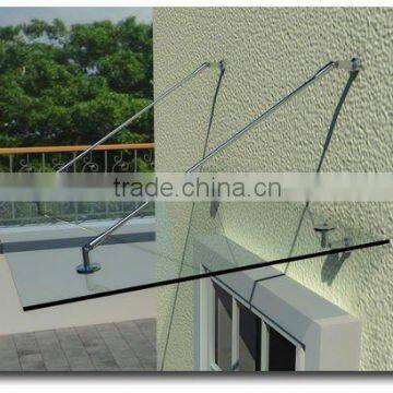 stainless steel glass doo canopy kit