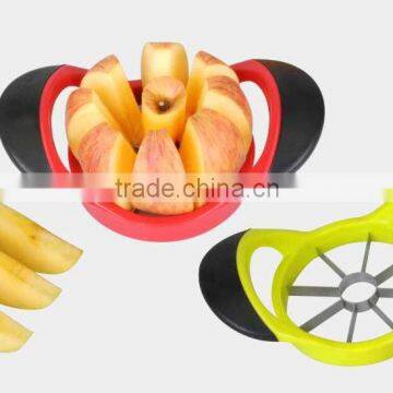 ABS+PS+S/S 17.5*10.5*1.7 Good quality apple corer/stainless steel apple cutter/cutter knife/fruit cutter