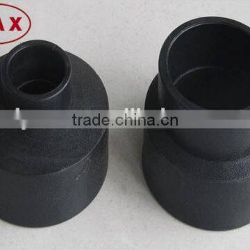 Butt fusion HDPE material reducer coupling for water/gas supply