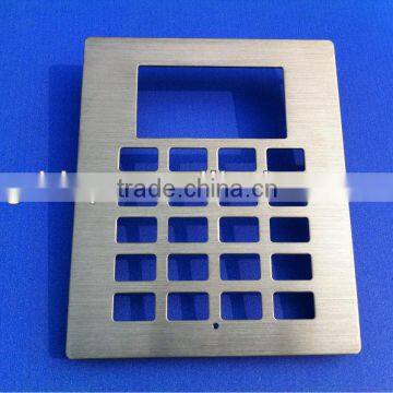 Custom Stainless Steel Punching Press Parts Fabriction Services With Brushed Surface photo-2