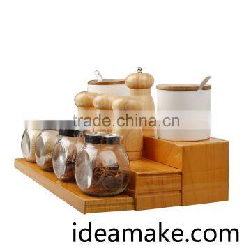 Space Saving Durable Expandable 3 Tiers Spice Organizer for Kitchen Rack Ideamake Patented photo-3