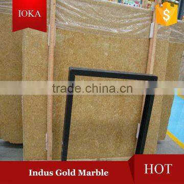 Indus Gold Yellow Marble Flooring Slabs