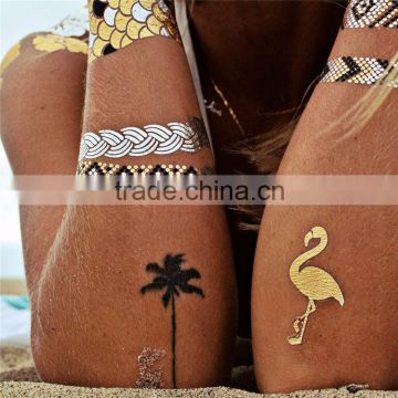 new OEM custom arabic tattoo flash /metallic temporary tattoo