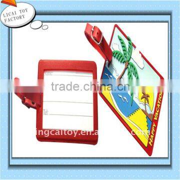 ECO-friendly pvc soft luggage tags,pvc luggage tags