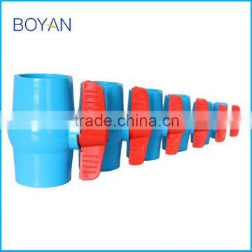 BOYAN ZheJiang TaiZhou Hot Sale In Thailand Plastic Blue Pvc Ball Valve photo-4