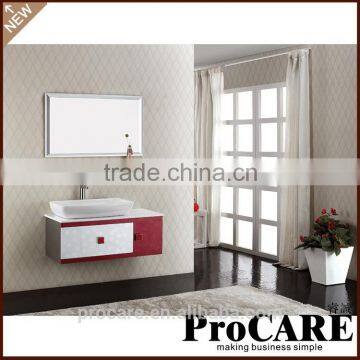 India Popular Cheap Modern bathroom mirror cabinet with light