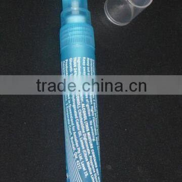 plastic perfume tube pen sprayer series