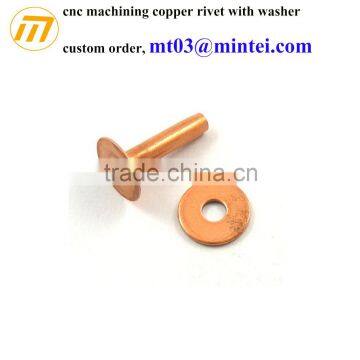 Copper Solid Rivet and Washer