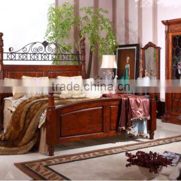 high end solid wood bedroom sets furnitures/latest bedroom furniture designs/ american style home furniture AS4