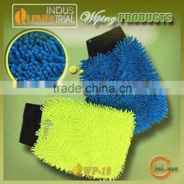 Super water absorbent car use microfiber glove with free sample online sale in Jiangsu market