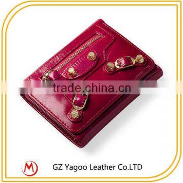 Factory direct sale multi-color personalized leather wallet for women