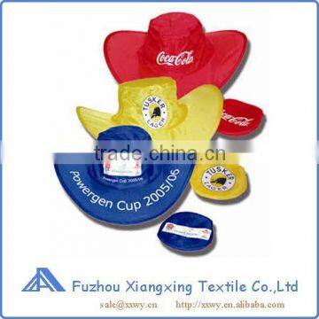 promotional colorful folding polyester visor cap