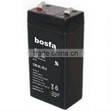 2v 6ah VRLA smf rechargeable valve regulated lead aicd battery 2v6ah