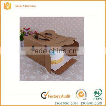 Hot sale cheap custom cake handle box cake boxes wholesale