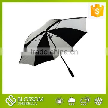 Best advertising manual open white wholesale umbrella