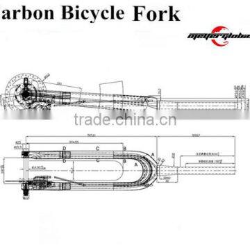 Carbon Fork 29 Carbon Fork Disc Brake Rigid Fork MTB Carbon Mountain Bicycle Fork 29er photo-5