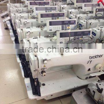 used brother brand lockstitch sewing machine for garment factory