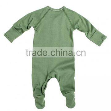 Wholesale Soft Cozy Long Sleeve Baby Organic Cotton Pajama