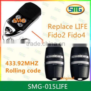 SMG-015LIFE Compatible 433.92MHZ LIFE FIDO2 transmitter for garage door remote