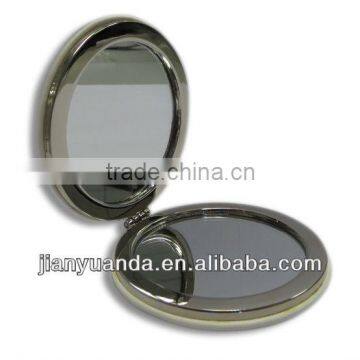 Hot sale in 2013 factory compact mirrors metal& foldable metall pocket mirror&metal hand mirror