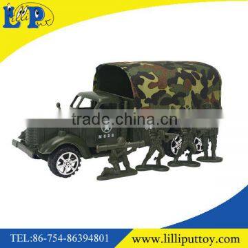 Friction power military car toy for kids