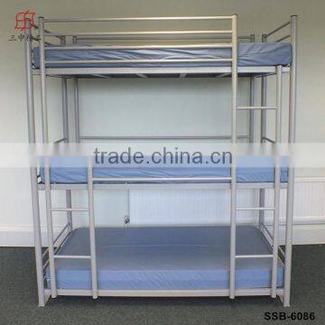 Cheap Triple Bed Style and Modern Appearance Iron/Steel/Metal 3 Tier Bed