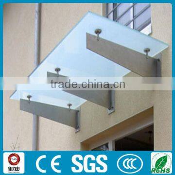 modern outdoor used 316 stainless steel glass canopy design