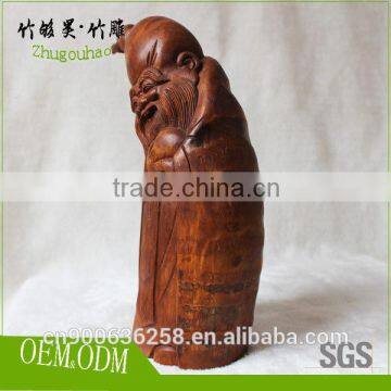 Bamboo root crafts for chinese culture fans