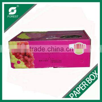 FRESH FRUIT PACKAGING, FRESH GRAPE CORRUGATED CUSTOM BOX PRINTING photo-2