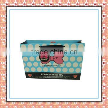 china supplier butterfly gift custom paper bag