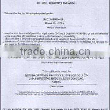 Certificate of Conformity