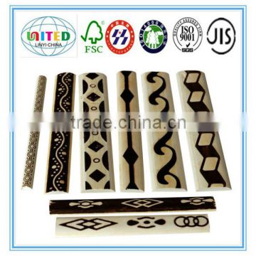 exterior molding/engineered teak wood moulding/door casing moulding