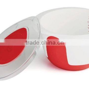 PLASTIC MIX BOWL WITH LID
