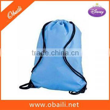 Blue Drawstring Backpack