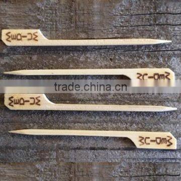 Natural Round Disposable Bbq Square Bamboo Skewers Price photo-3