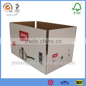 White Corrugated Paper Custom Design Gift Box Manufacturers Of China