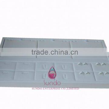 Original fancy white wholesale wooden jewelry tray