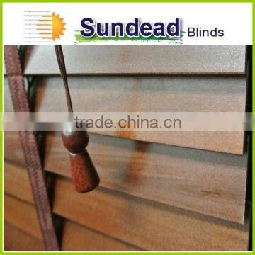 paulownia Basswood 2 inches natural wood Blinds with ladder tape at wholesale price for home decoration