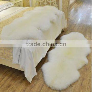 lambskin real fur wool carpet rug 100% australian or newzealand long wool single pelt natural Sofa cushion