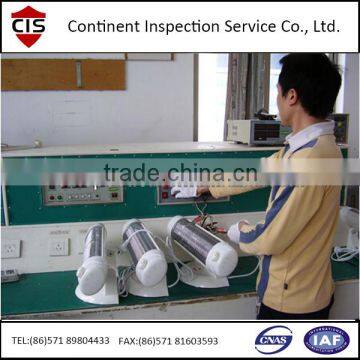 Heater inspection service/home appliance quality control